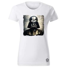 Magnolion Pareidolia Darth Vader Halálcsillag fantázia v8 női póló - 19 szín, XS-2XL női póló