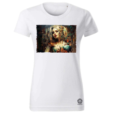 Magnolion Pareidolia Harley Quinn város fantázia női póló - 19 szín, XS-2XL női póló