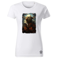 Magnolion Pareidolia Yoda város fantázia v2 női póló - 19 szín, XS-2XL