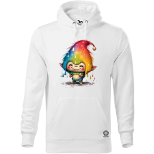 Magnolion Pici aranyos troll v1 férfi pulóver - 19 szín, S-5XL férfi pulóver, kardigán