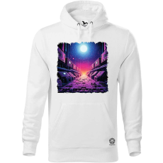Magnolion Pixelart bakelit az űrben v3 férfi pulóver - 19 szín, S-5XL