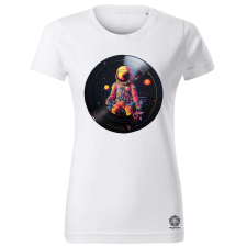 Magnolion Pixelart bakelit az űrben v9 női póló - 19 szín, XS-2XL női póló