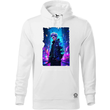 Magnolion Pixelart cyberpunk hacker v3 férfi pulóver - 19 szín, S-5XL férfi pulóver, kardigán