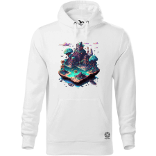 Magnolion Pixelart cyberpunk táj v1 férfi pulóver - 19 szín, S-5XL férfi pulóver, kardigán