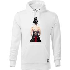 Magnolion Pixelart Gésa hátulról v1 férfi pulóver - 19 szín, S-5XL férfi pulóver, kardigán