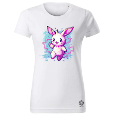 Magnolion Pixelart kawaii nyuszi v1 női póló - 19 szín, XS-2XL női póló