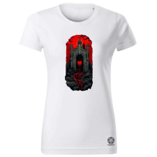 Magnolion Pixelart kripta fantázia v2 női póló - 19 szín, XS-2XL női póló