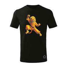 Magnolion Pixelart kung fu oroszlán v3 gyerek póló - 11 szín, 4-12 éves