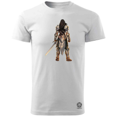 Magnolion Pixelart lovag v2 férfi póló - 19 szín, S-3XL