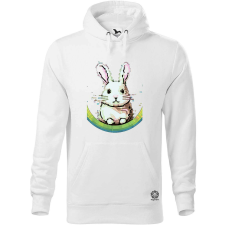 Magnolion Pixelart nyuszi v1 férfi pulóver - 19 szín, S-5XL férfi pulóver, kardigán