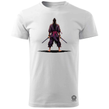 Magnolion Pixelart Szamuráj hátulról v2 férfi póló - 19 szín, S-3XL férfi póló