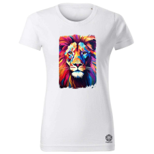 Magnolion Poligon oroszlán v3 női póló - 19 szín, XS-2XL női póló