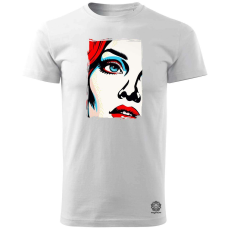 Magnolion Pop art arc v4 férfi póló - 19 szín, S-3XL