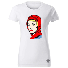Magnolion Pop art arc v5 női póló - 19 szín, XS-2XL