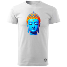Magnolion Pop art Buddha szobor v2 férfi póló - 19 szín, S-3XL