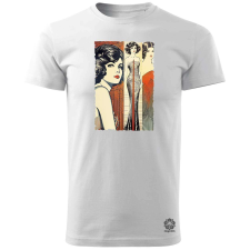 Magnolion Pop art deco nő férfi póló - 19 szín, S-3XL férfi póló
