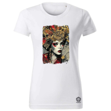 Magnolion Pop art deco portré v2 női póló - 19 szín, XS-2XL női póló