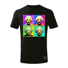 Magnolion Pop art Einstein v11 gyerek póló - 11 szín, 4-12 éves gyerek póló