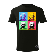 Magnolion Pop art Einstein v6 gyerek póló - 11 szín, 4-12 éves gyerek póló