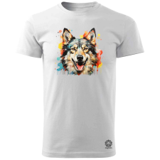 Magnolion Pop art farkas v6 férfi póló - 19 szín, S-3XL férfi póló