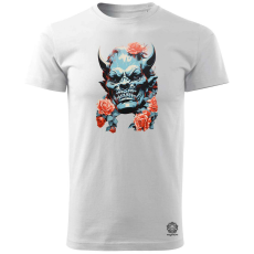 Magnolion Pop art Hannya maszk v2 férfi póló - 19 szín, S-3XL