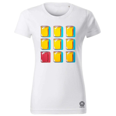 Magnolion Pop art konzervdobozok v3 női póló - 19 szín, XS-2XL