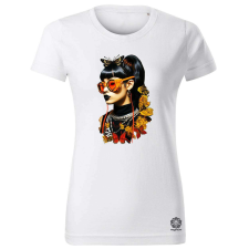 Magnolion Pop art lány v2 női póló - 19 szín, XS-2XL női póló