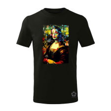 Magnolion Pop art Mona Lisa v1 gyerek póló - 11 szín, 4-12 éves gyerek póló