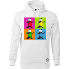 Magnolion Pop art pandák v2 férfi pulóver - 19 szín, S-5XL