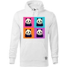 Magnolion Pop art pandák v3 férfi pulóver - 19 szín, S-5XL férfi pulóver, kardigán