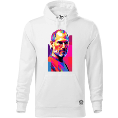 Magnolion Pop art Steve Jobs v2 férfi pulóver - 19 szín, S-5XL