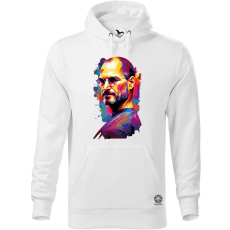 Magnolion Pop art Steve Jobs v5 férfi pulóver - 19 szín, S-5XL