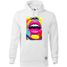 Magnolion Pop art száj v2 férfi pulóver - 19 szín, S-5XL férfi pulóver, kardigán