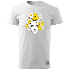 Magnolion Pop art százszorszép férfi póló - 19 szín, S-3XL férfi póló