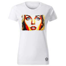 Magnolion Pop art szemek v5 női póló - 19 szín, XS-2XL