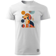 Magnolion Pop art tacskó v3 férfi póló - 19 szín, S-3XL férfi póló