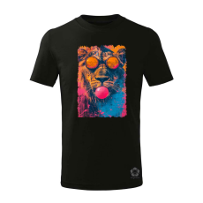 Magnolion Popart oroszlán v1 gyerek póló - 11 szín, 4-12 éves