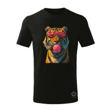 Magnolion Popart tigris v1 gyerek póló - 11 szín, 4-12 éves gyerek póló