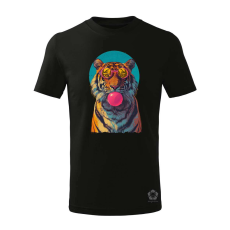 Magnolion Popart tigris v3 gyerek póló - 11 szín, 4-12 éves
