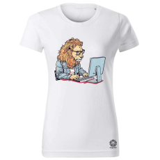 Magnolion Programozó oroszlán v3 női póló - 19 szín, XS-2XL