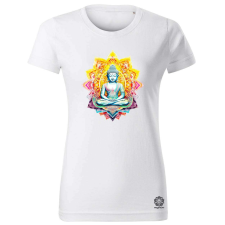 Magnolion Pszichedelikus Buddha v3 női póló - 19 szín, XS-2XL női póló