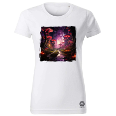 Magnolion Pszichedelikus erdő v1 női póló - 19 szín, XS-2XL
