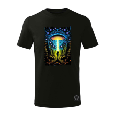 Magnolion Pszichedelikus gomba UFO v7 gyerek póló - 11 szín, 4-12 éves gyerek póló