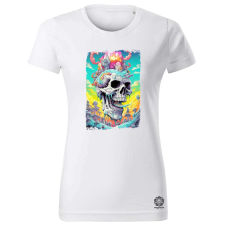 Magnolion Pszichedelikus koponya fantázia v1 női póló - 19 szín, XS-2XL női póló