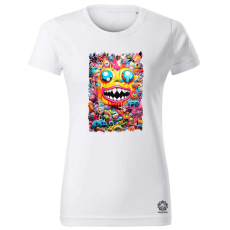 Magnolion Pszichedelikus szörny maszk v5 női póló - 19 szín, XS-2XL
