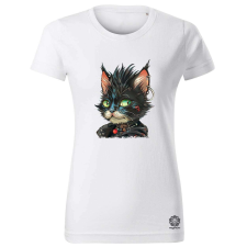 Magnolion Punk cica v5 női póló - 19 szín, XS-2XL női póló
