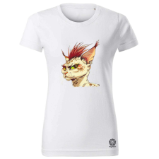 Magnolion Punk cica v8 női póló - 19 szín, XS-2XL női póló