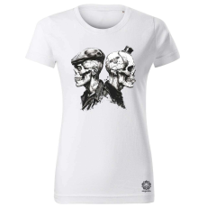 Magnolion Punk koponyák v4 női póló - 19 szín, XS-2XL