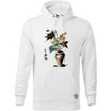 Magnolion Qi Baishi természet fanart v2 férfi pulóver - 19 szín, S-5XL férfi pulóver, kardigán