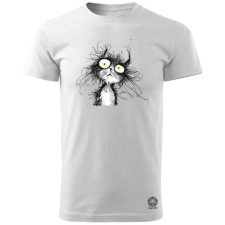 Magnolion Rajz cica v4 férfi póló - 19 szín, S-3XL férfi póló